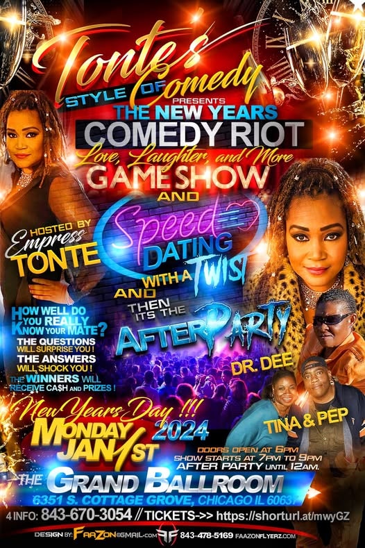 New Years Comedy Riot — Grand Ballroom Chicago 2024