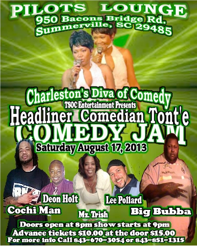 Comedy Jam at Pilots Lounge — Summerville SC